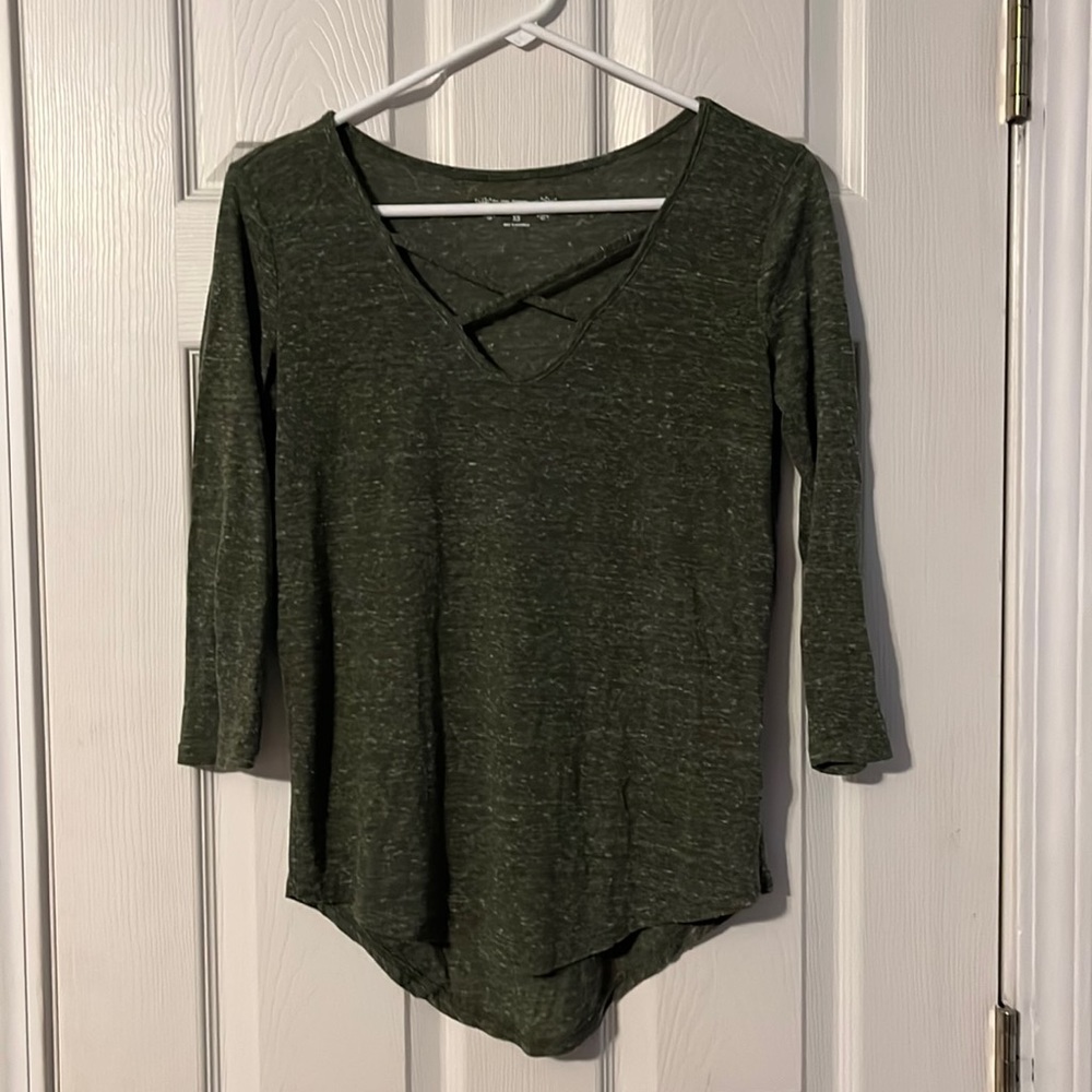 Green shirt